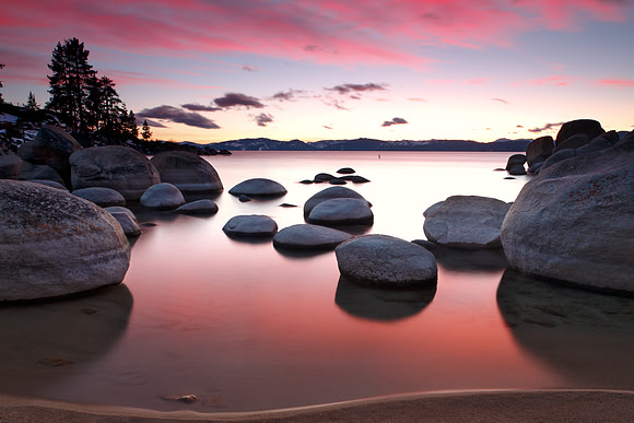 Friends at Sand Harbor