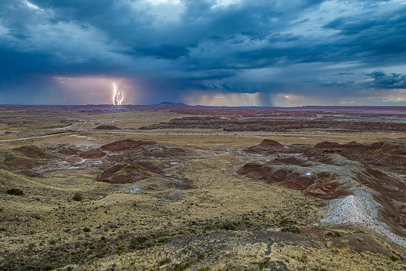 Petrified Forest Lightning Storm