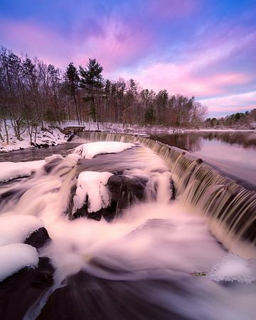 Blackstone Gorge Dam, Winter